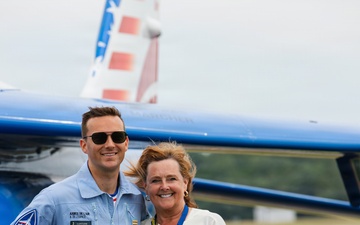 Patrouille de France participate in media day ahead of the Naval Air Station Patuxent River Air Show