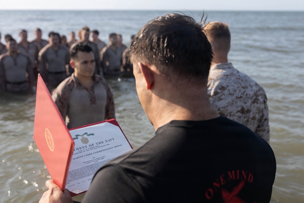 1st Lt. Anthony Witte Award Ceremony