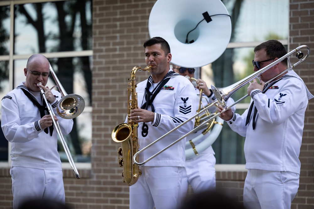 Navy Band Northwest Performs at the Stephen Center During Omaha Navy Week