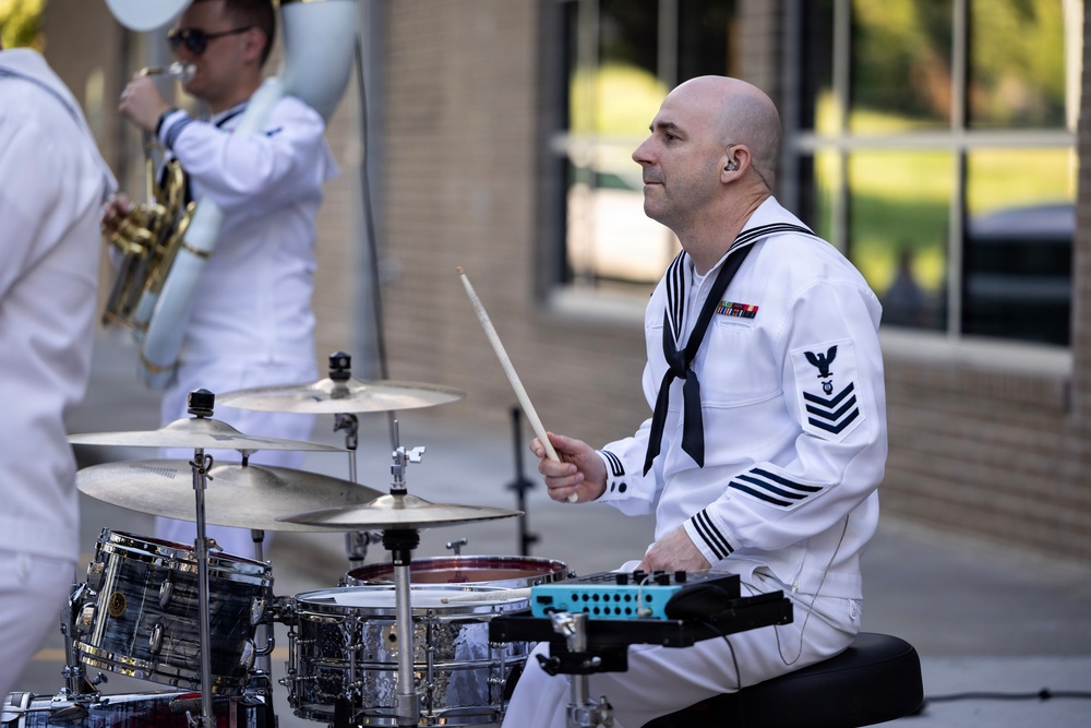 Navy Band Northwest Performs at the Stephen Center During Omaha Navy Week