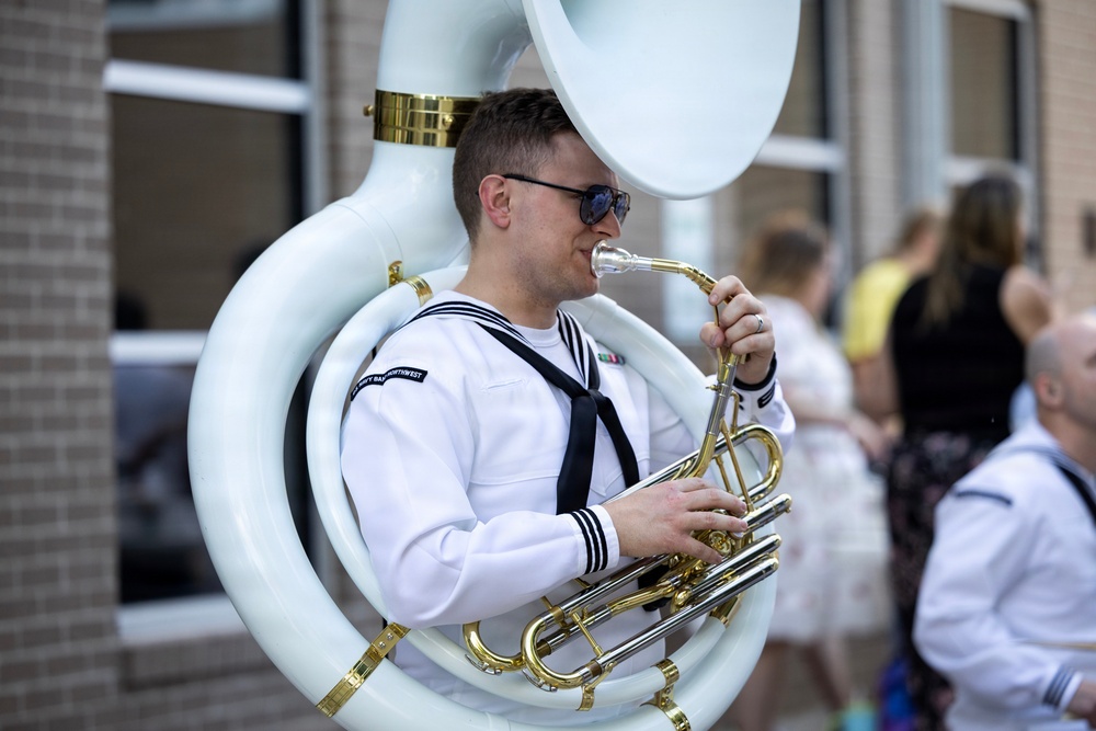 Navy Band Northwest Performs at the Stephen Center During Omaha Navy Week