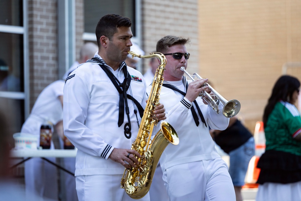 Navy Band Northwest Performs at the Stephen Center During Omaha Navy Week