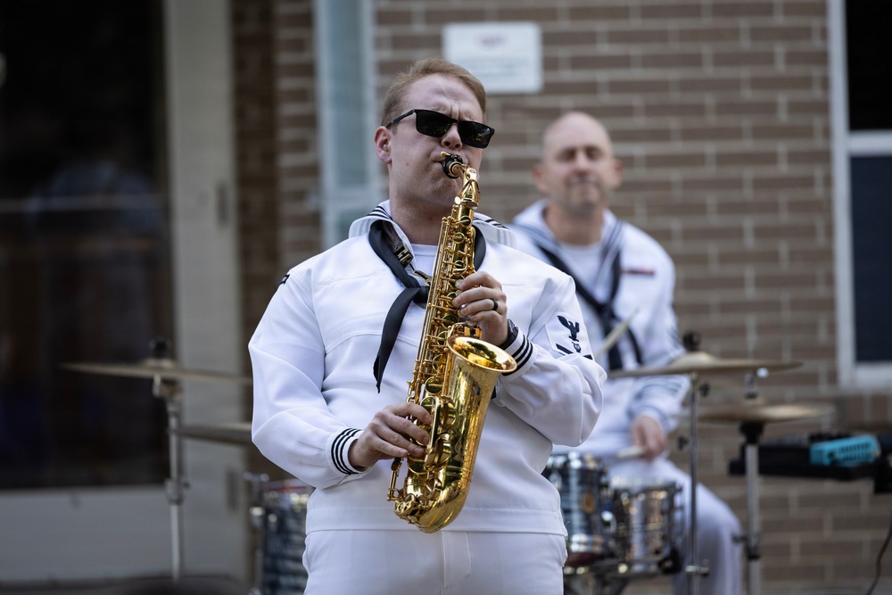 Navy Band Northwest Performs at the Stephen Center During Omaha Navy Week