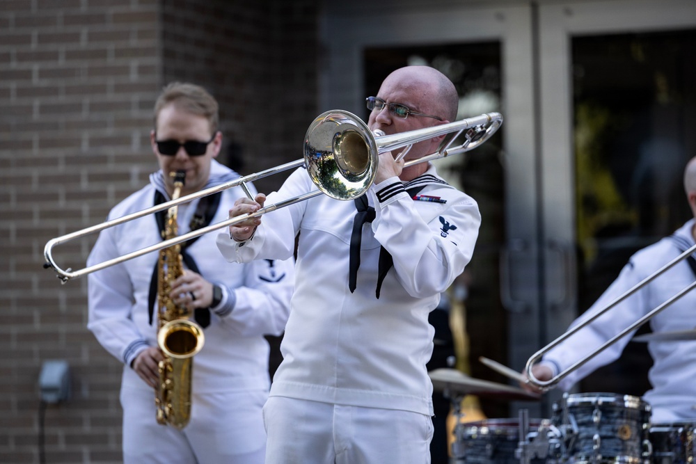 Navy Band Northwest Performs at the Stephen Center During Omaha Navy Week