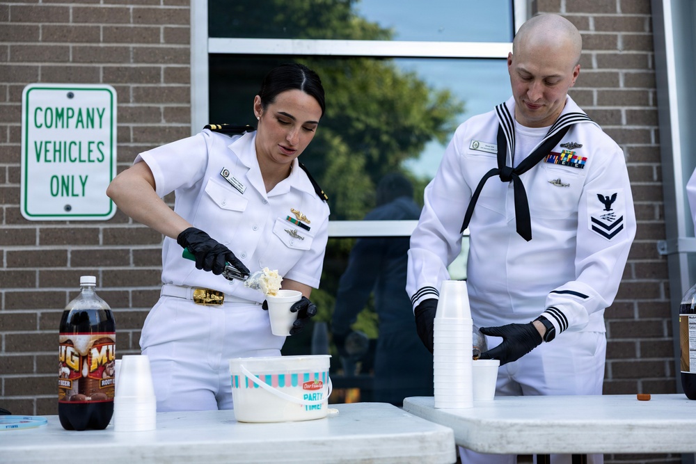 Navy Band Northwest Performs at the Stephen Center During Omaha Navy Week