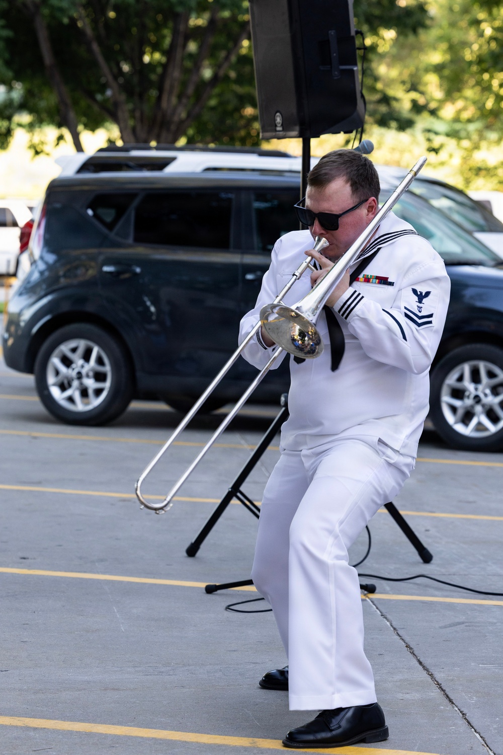Navy Band Northwest Performs at the Stephen Center During Omaha Navy Week
