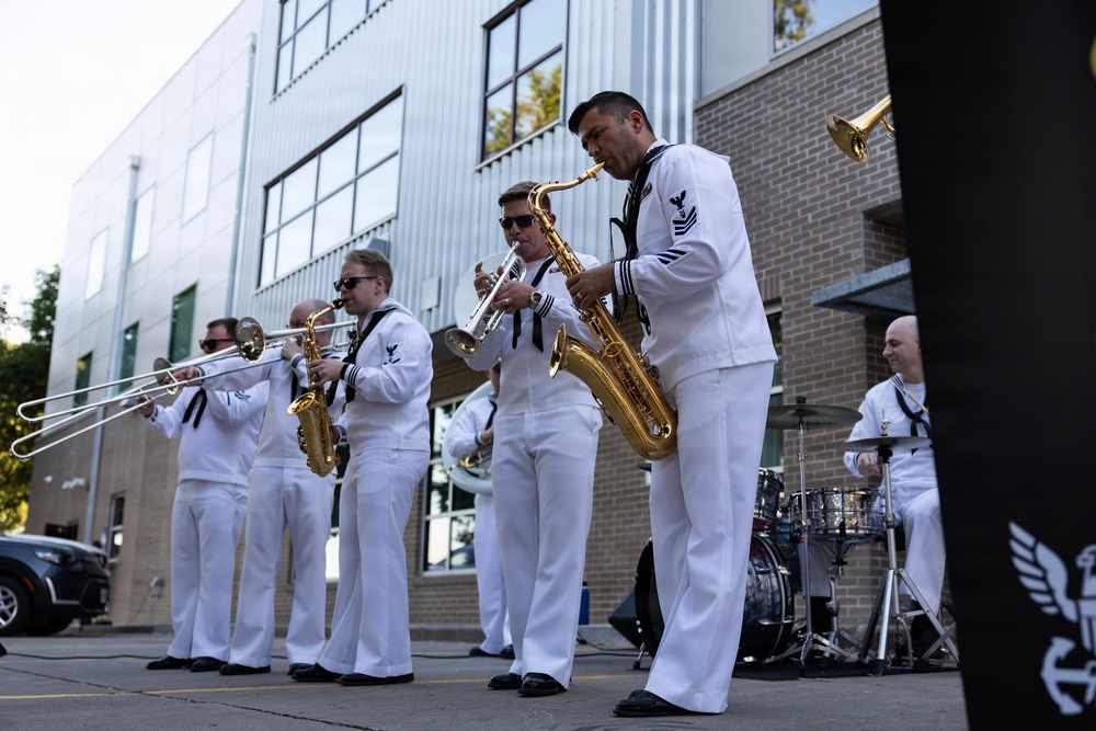 Navy Band Northwest Performs at the Stephen Center During Omaha Navy Week
