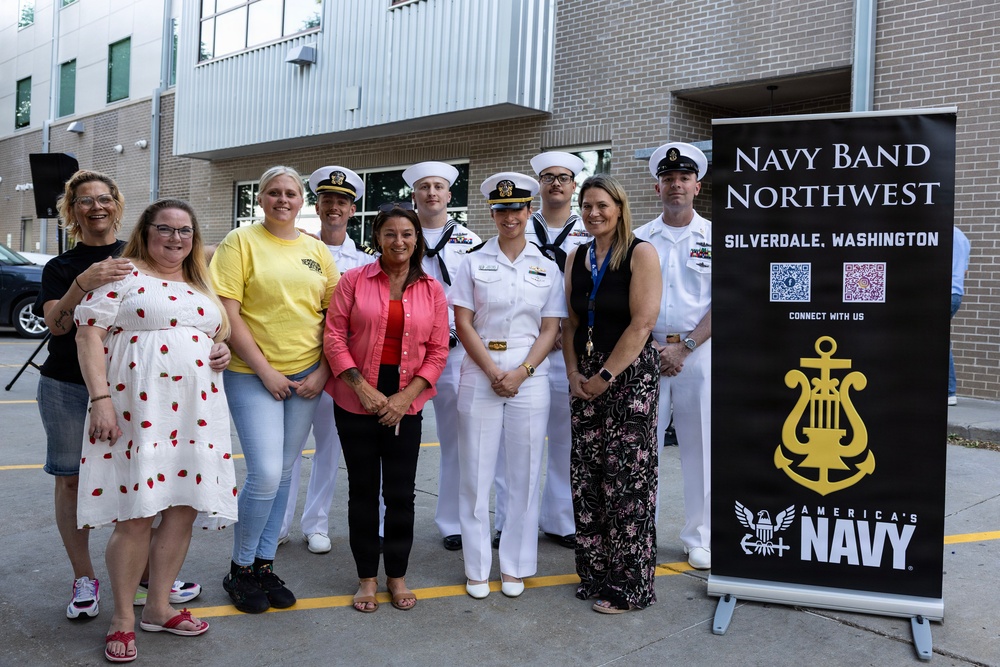 Navy Band Northwest Performs at the Stephen Center During Omaha Navy Week