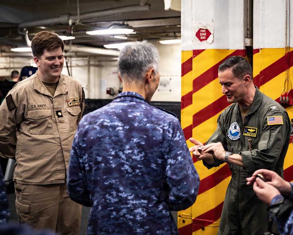 George Washington Operates Alongside JMSDF