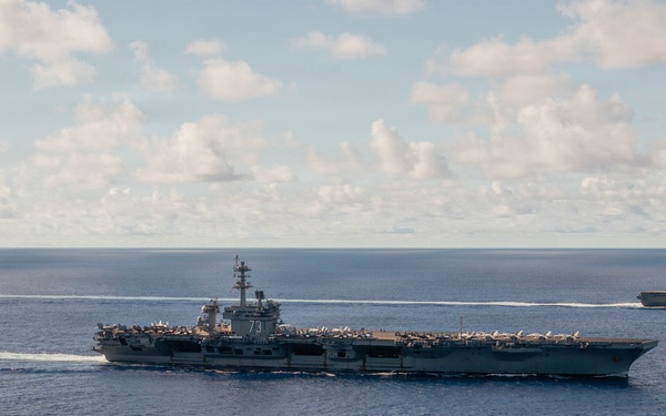 George Washington Operates Alongside JMSDF