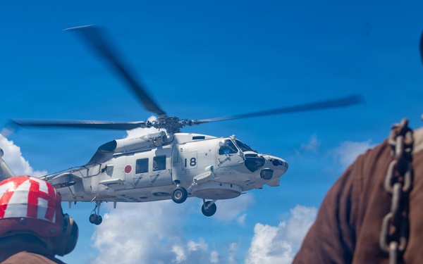 George Washington Hosts Japan Surface Warfare Group 2