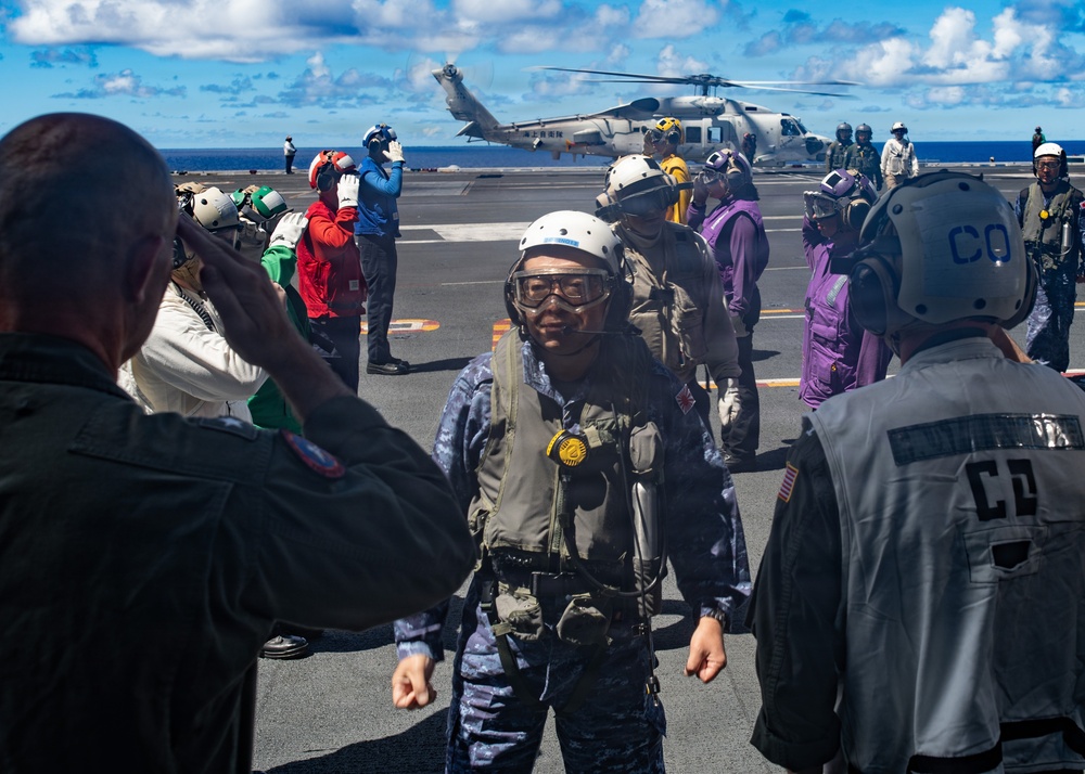 George Washington Hosts Japan Surface Warfare Group 2