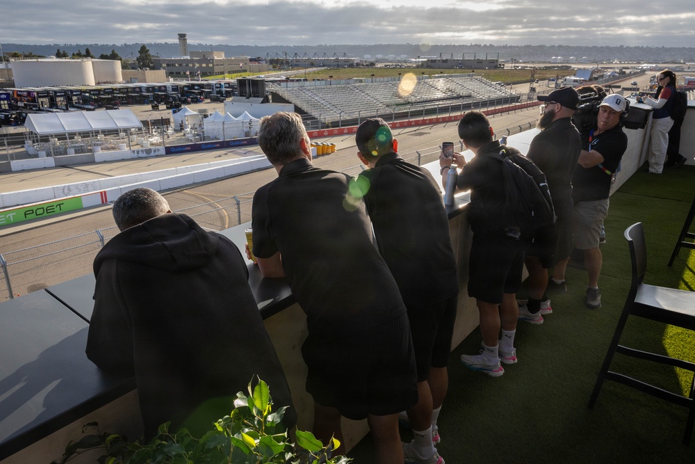 New Zealand National Football Team visits NASCAR San Diego Weekend
