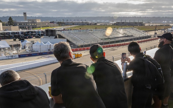New Zealand National Football Team visits NASCAR San Diego Weekend