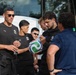 New Zealand National Football Team visits NASCAR San Diego Weekend