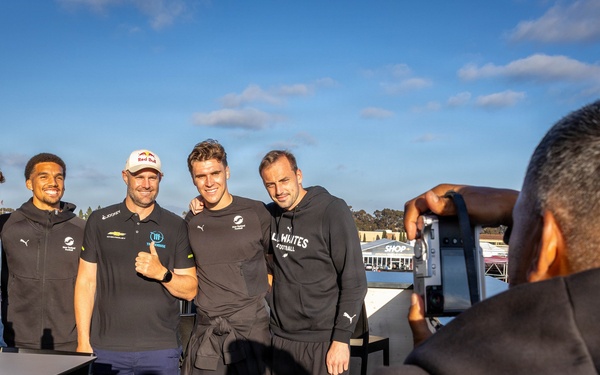 New Zealand National Football Team visits NASCAR San Diego Weekend