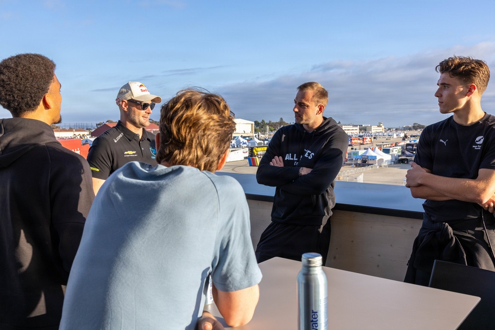 New Zealand National Football Team visits NASCAR San Diego Weekend