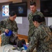 USNS Mercy Sailors participate in MERCEX training.