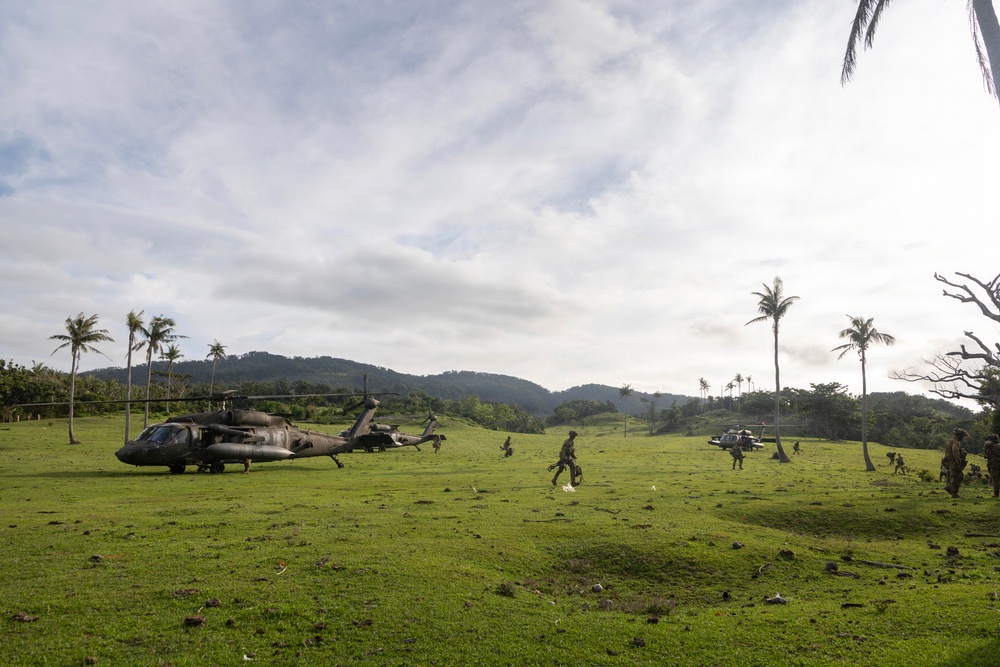 Salaknib 2026: Task Force Saber Conducts Joint Air Assault on Calayan Island