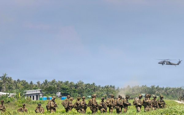 Salaknib 2026: Task Force Saber Conducts Joint Air Assault on Calayan Island