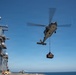 USS Essex conducts Vertical Replenishment Operations