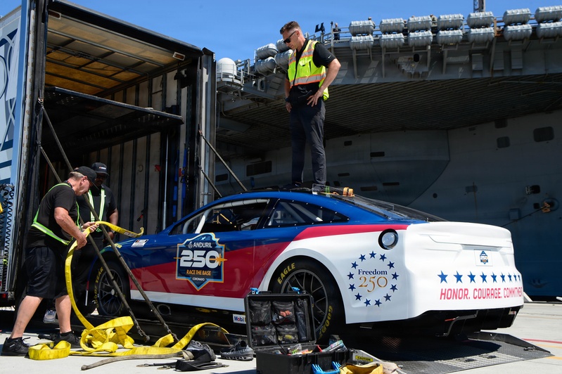 NASCAR San Diego Weekend on USS Carl Vinson