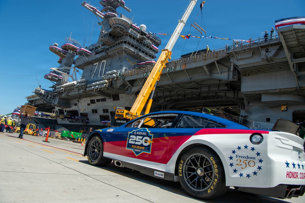 NASCAR San Diego Weekend on USS Carl Vinson