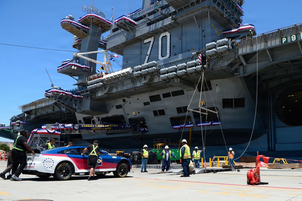 NASCAR San Diego Weekend on USS Carl Vinson