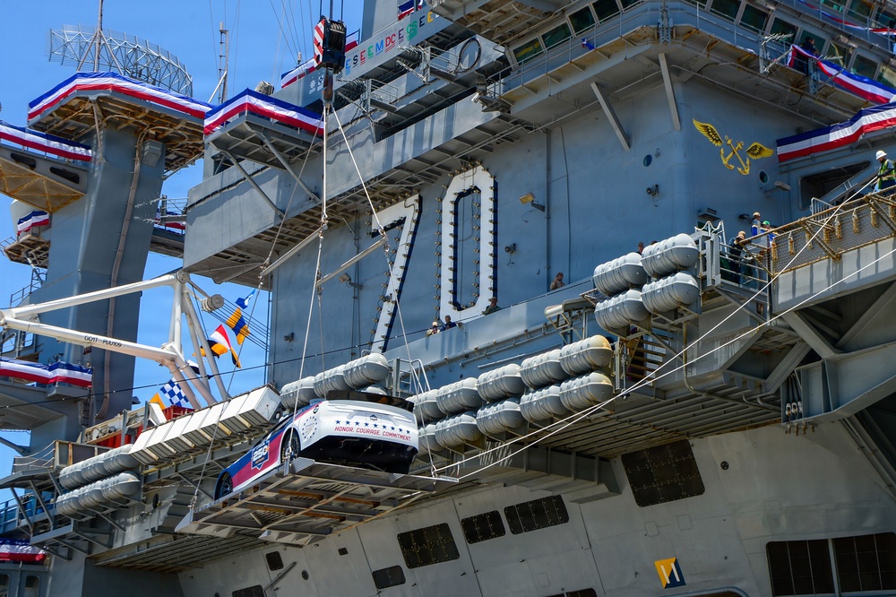 NASCAR San Diego Weekend on USS Carl Vinson