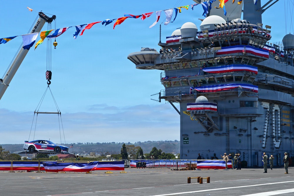 NASCAR San Diego Weekend on USS Carl Vinson