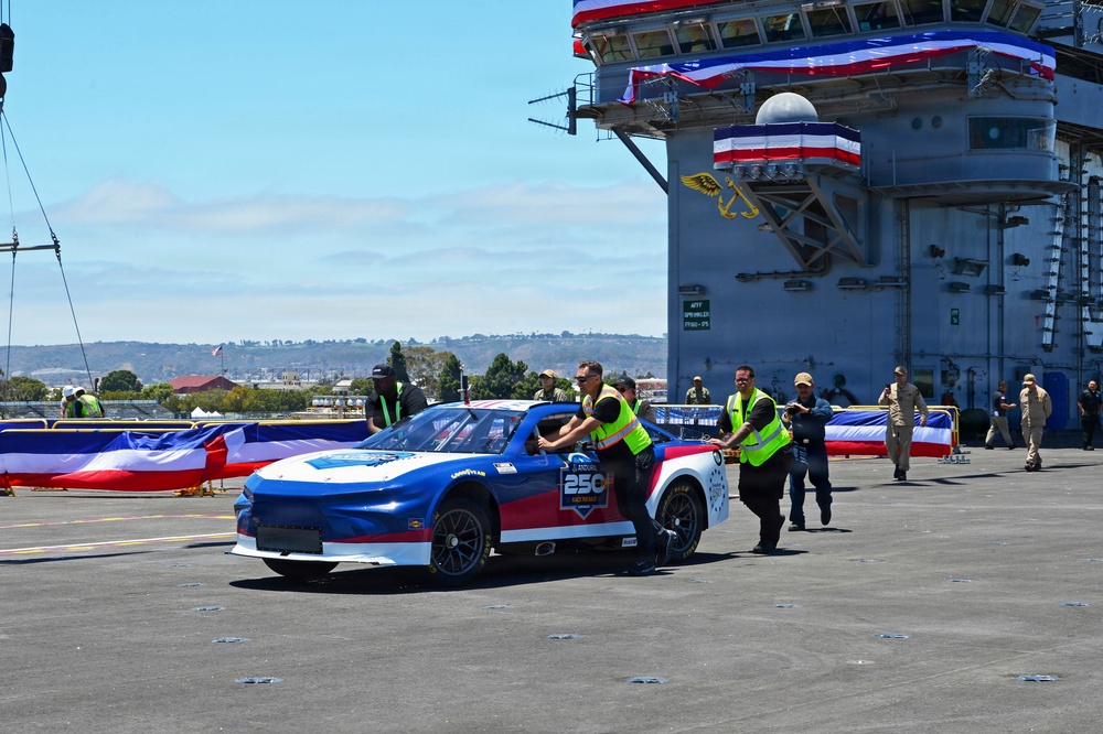 NASCAR San Diego Weekend on USS Carl Vinson