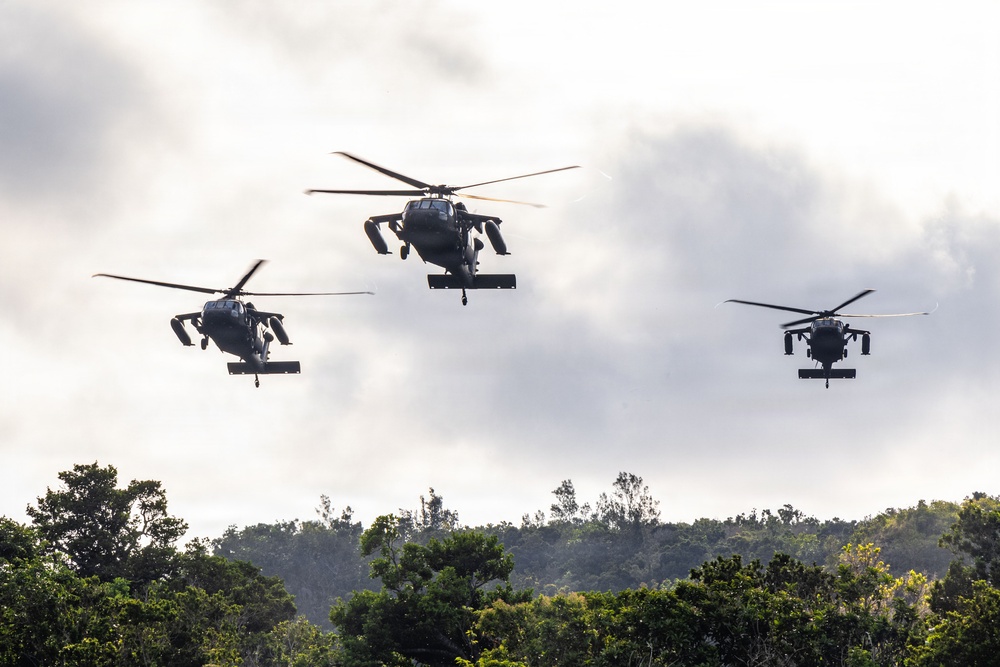 25th Infantry Division Conducts Joint Air Assault On Calayan Island