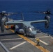U.S. Marines and Sailors conduct flight operations on USS Essex