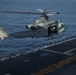 U.S. Marines and Sailors conduct flight operations on USS Essex