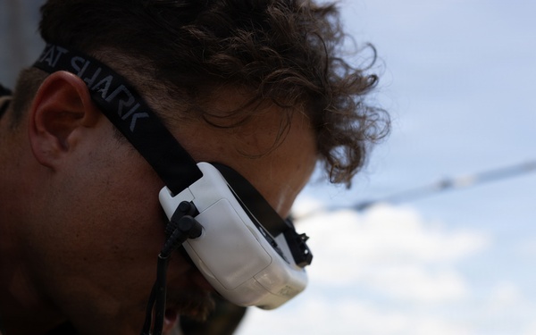 3rd Littoral Combat Team Marines train with attack drones in the Philippines