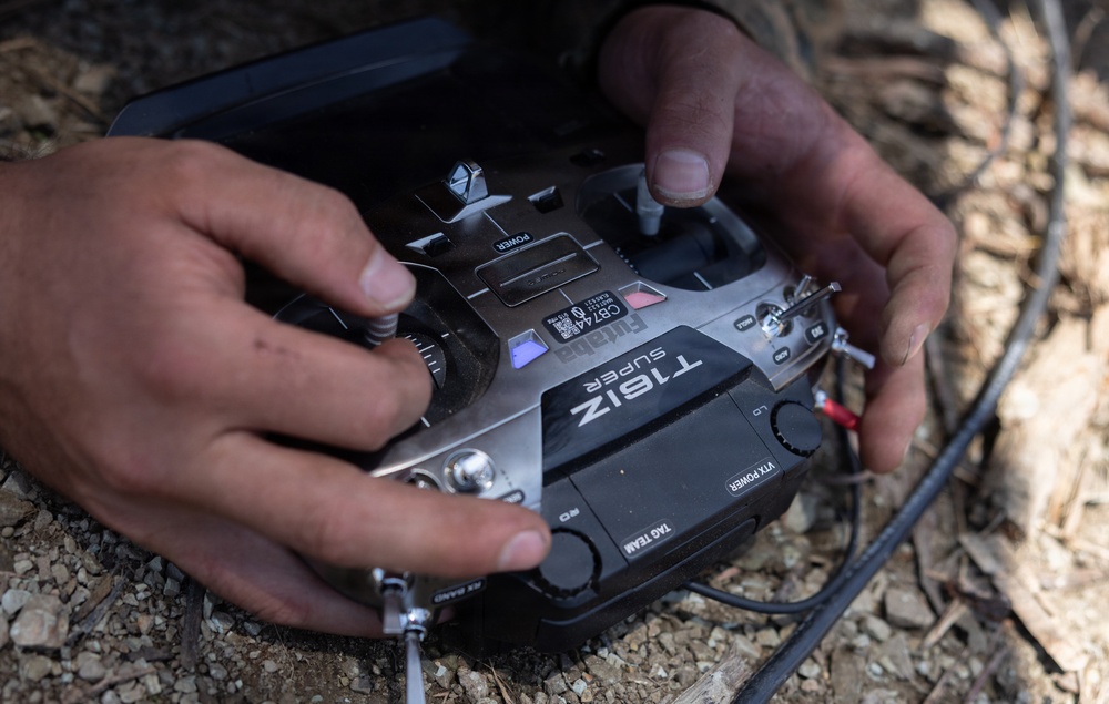 3rd Littoral Combat Team Marines train with attack drones in the Philippines