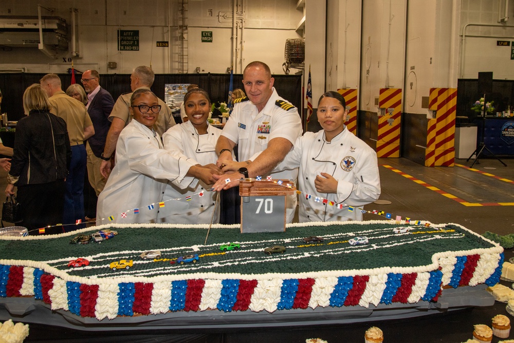 USS Carl Vinson hosts reception for NASCAR San Diego Weekend