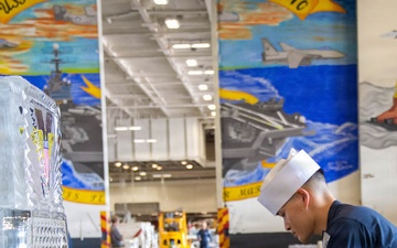USS Carl Vinson hosts reception for NASCAR San Diego Weekend