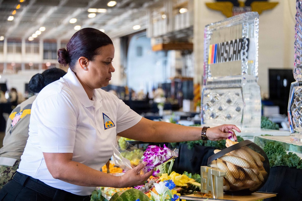 USS Carl Vinson hosts reception for NASCAR San Diego Weekend
