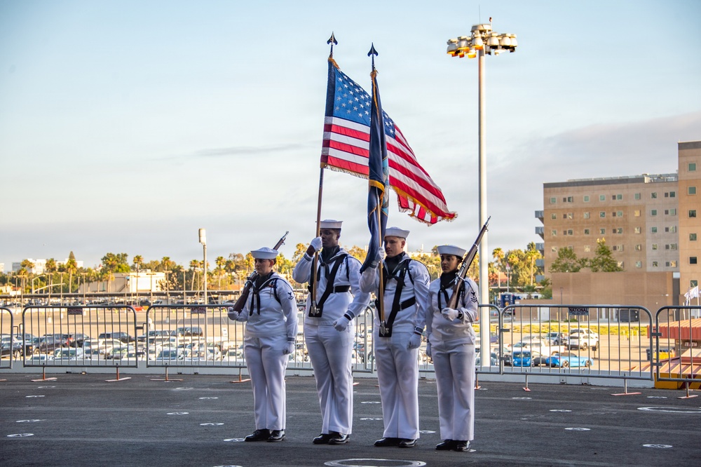 USS Carl Vinson hosts reception for NASCAR San Diego Weekend
