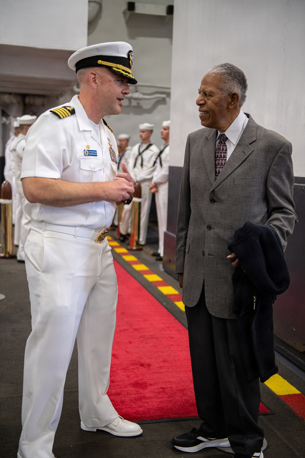 USS Carl Vinson hosts reception for NASCAR San Diego Weekend