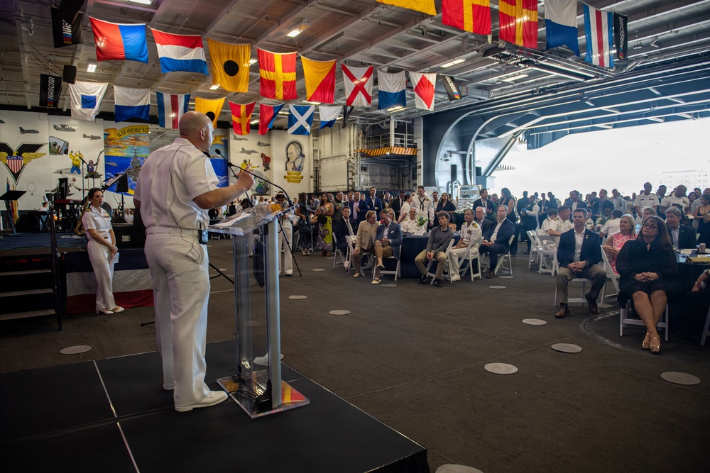 USS Carl Vinson hosts reception for NASCAR San Diego Weekend