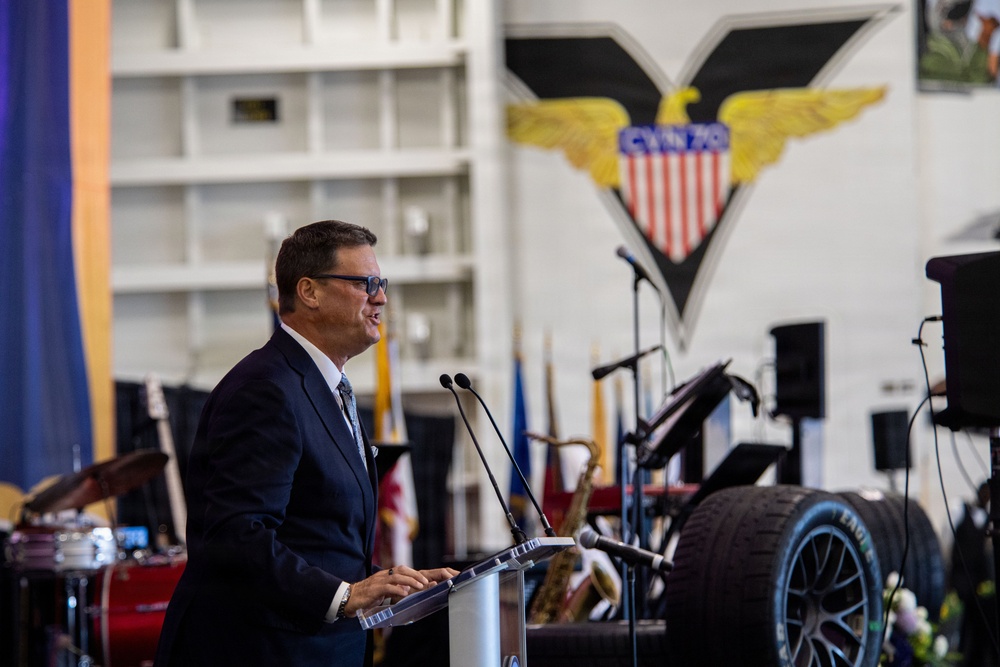 USS Carl Vinson hosts reception for NASCAR San Diego Weekend
