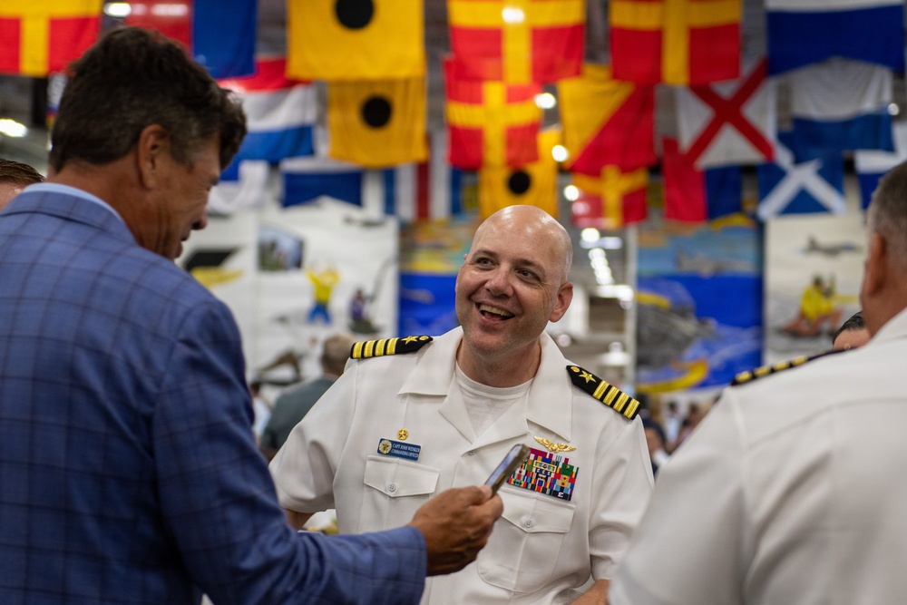 USS Carl Vinson hosts reception for NASCAR San Diego Weekend