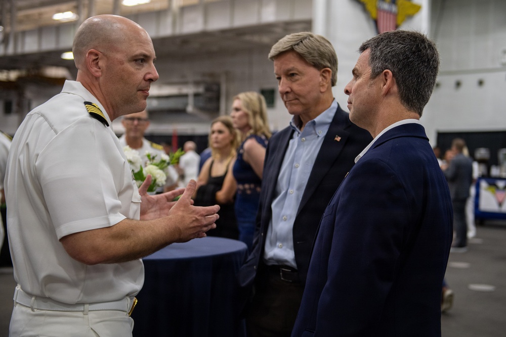 USS Carl Vinson hosts reception for NASCAR San Diego Weekend