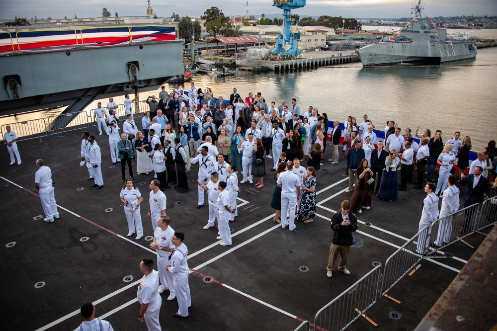 USS Carl Vinson hosts reception for NASCAR San Diego Weekend