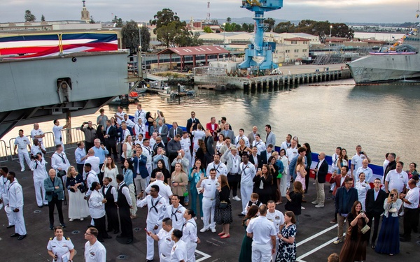USS Carl Vinson hosts reception for NASCAR San Diego Weekend