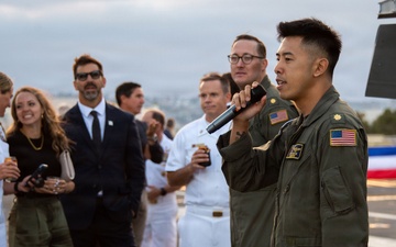USS Carl Vinson hosts reception for NASCAR San Diego Weekend