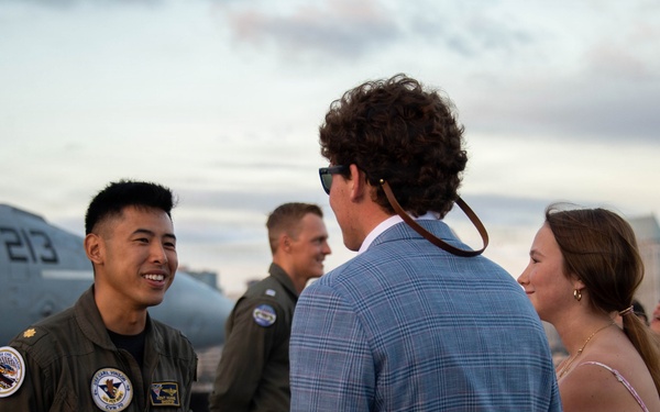 USS Carl Vinson hosts reception for NASCAR San Diego Weekend