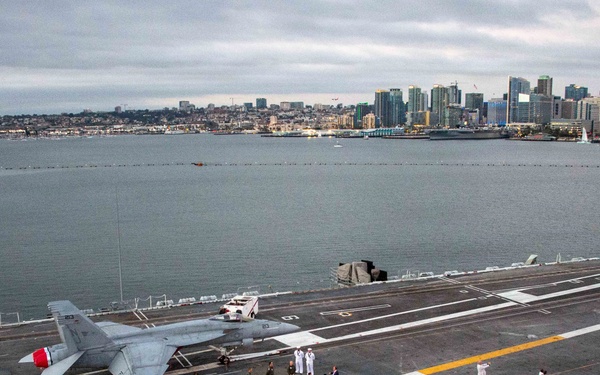 USS Carl Vinson hosts reception for NASCAR San Diego Weekend